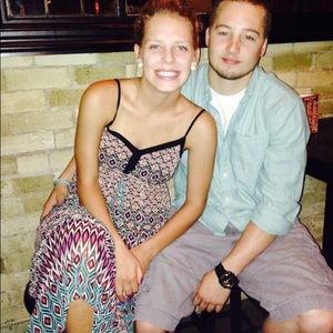 Multi-colored Maxi Dress